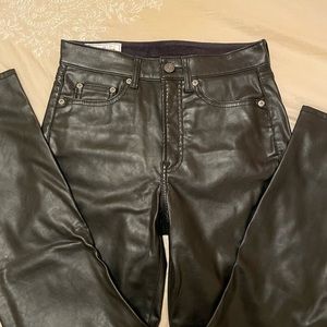 GAP LEATHER PANT VINTAGE SLIM HIGH RISE